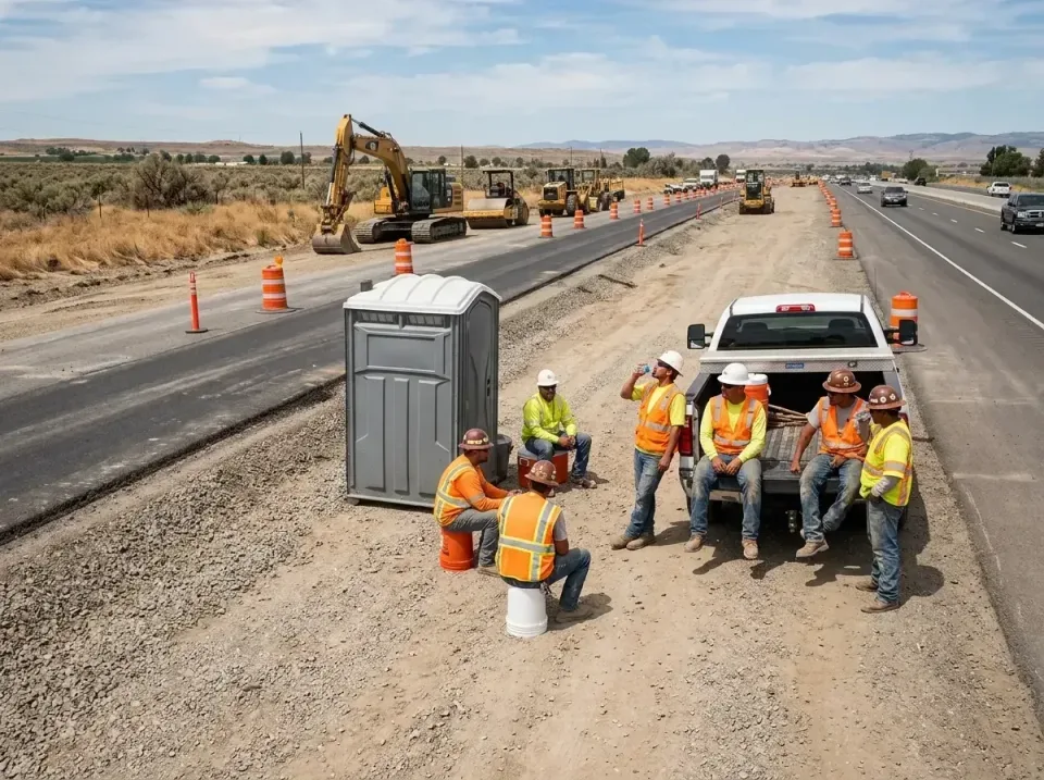 highway-road-construction-crew-007 — frequently asked questions, Porta Potty and Restroom Rentals in El Cerro Mission, NM